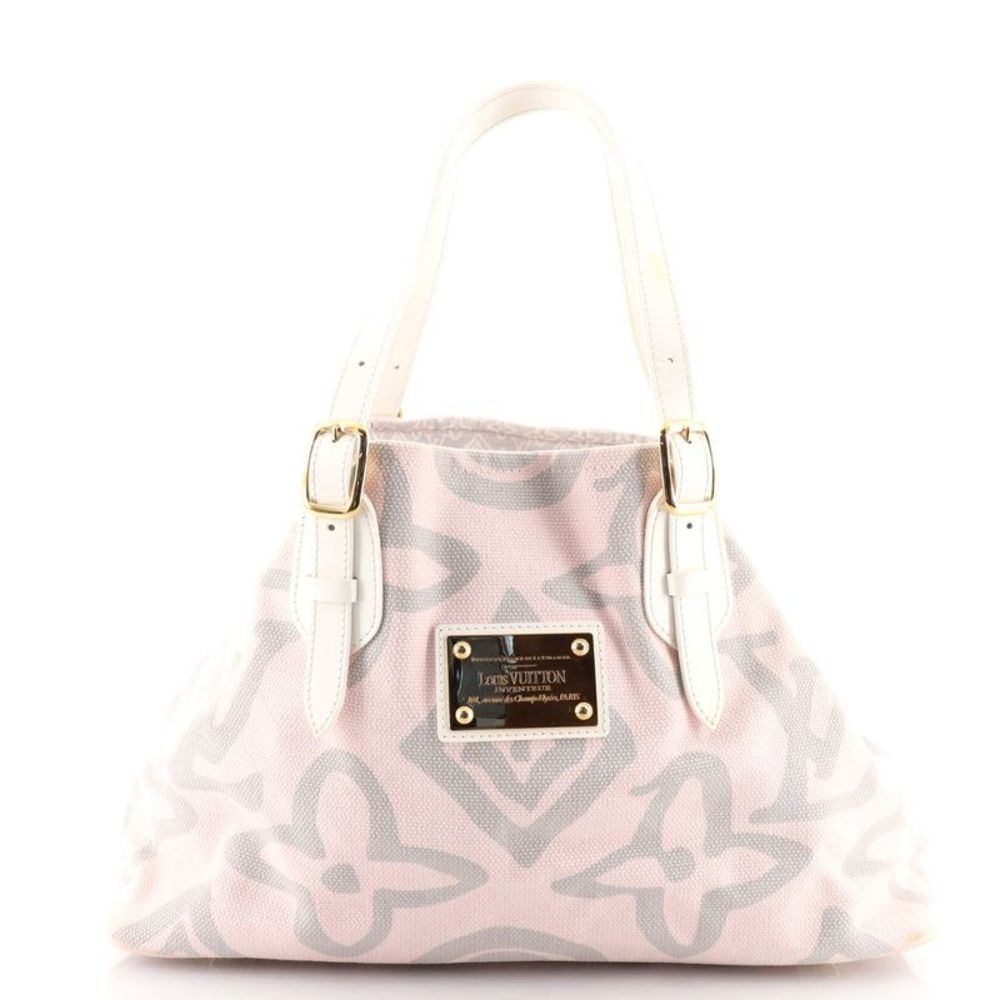Louis Vuitton Tahitienne Cabas Canvas PM Pink